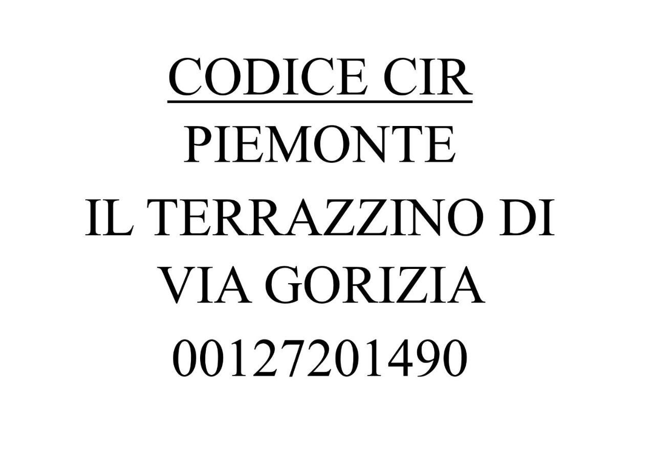 Il Terrazzino Di Via Gorizia Lejlighed Torino Eksteriør billede
